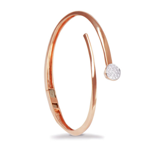 Bracciale in oro rosa con diamanti bianchi Collezione Premiére Oro 18 carati Diamanti bianchi: carati 0,25 - qualità G/VS