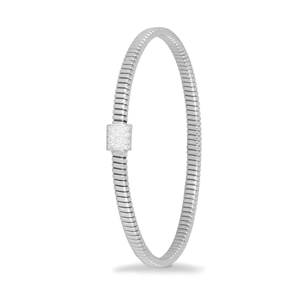 White gold bracelet with white diamonds 441716 - Basic Collection - K di Kuore