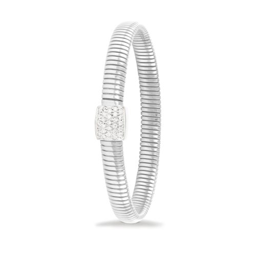 White gold bracelet with white diamonds 442012 - Basic Collection - K di Kuore