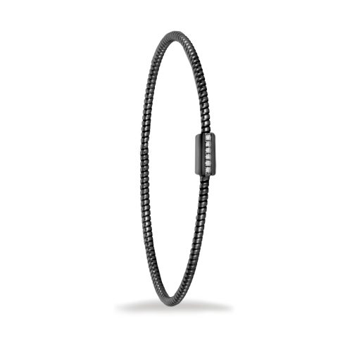 Bracciale in oro nero con diamanti bianchi 442571 - Collezione Easy - K di Kuore