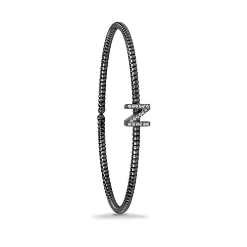 Bracciale in oro nero con diamanti bianchi 442690 - Collezione Easy - K di Kuore